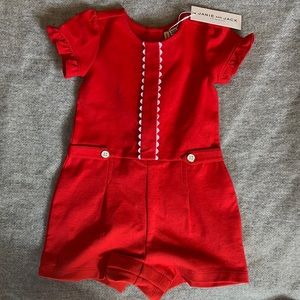 Janie and Jack shorts romper 18-24 months
